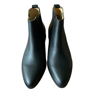 NWOB Nisolo Chelsea Booties Black Leather Size 7.5